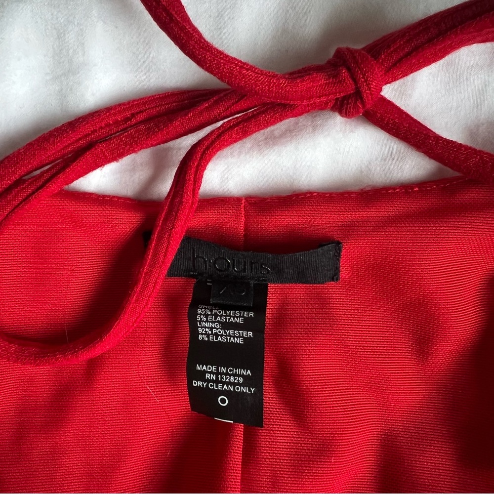 Revolve Julie Mini Dress in Red by H:ours. - Picture 4 of 4